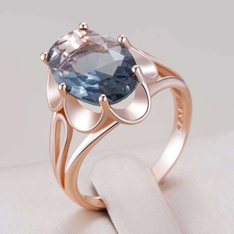 Natural zircon ring, earrings, and necklace set for women by Legacy Magics, featuring elegant jewelry with sparkling zircon stones.