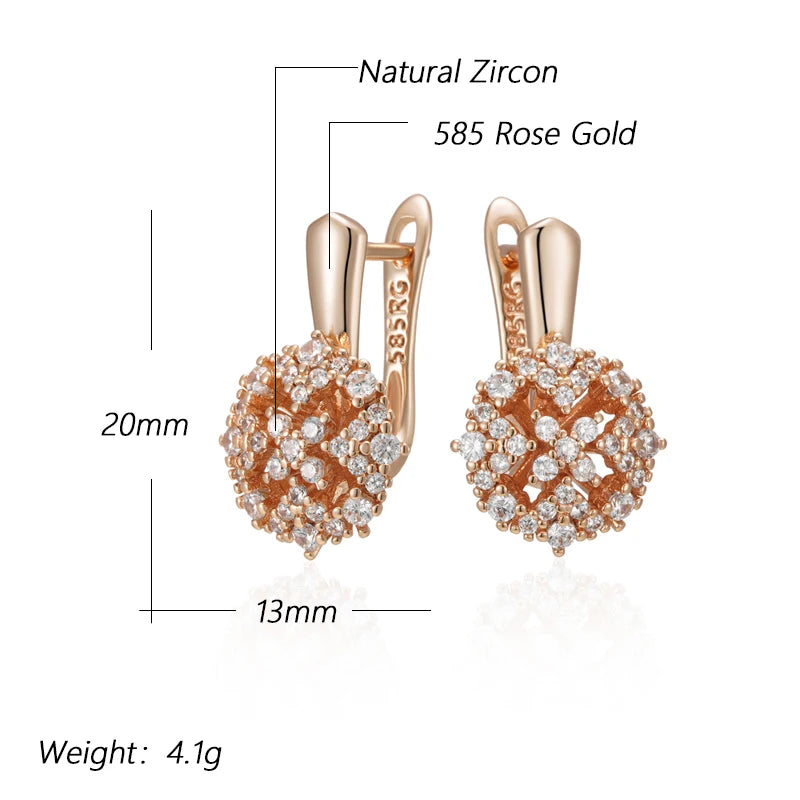High Quality Daily Fancy Gold Colour Earrings 078