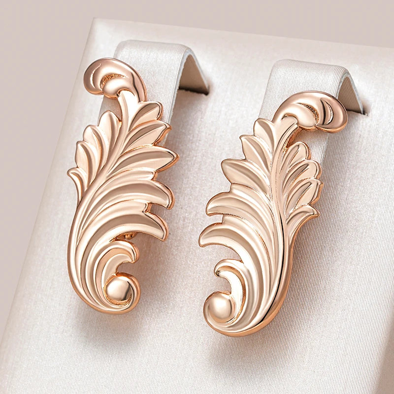 High Quality Daily Fancy Gold Colour Earrings 036