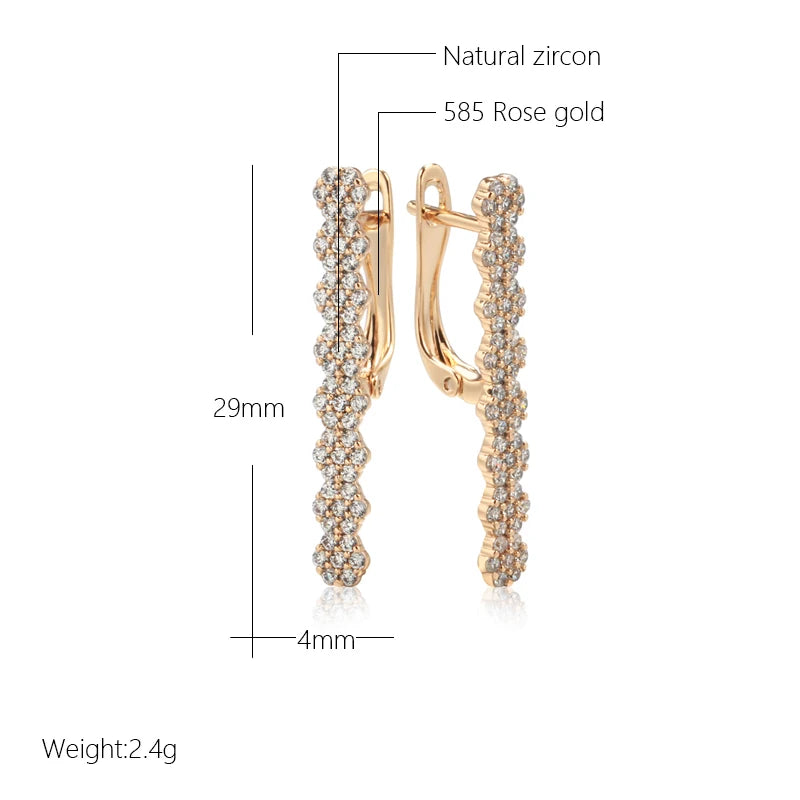 High Quality Daily Fancy Gold Colour Earrings 083
