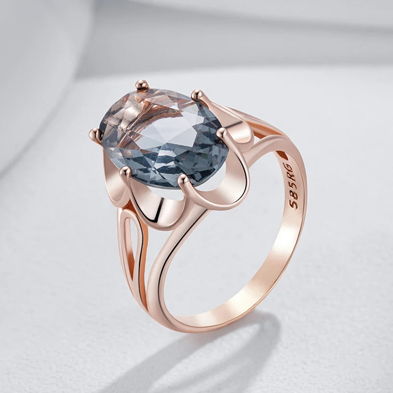 Natural zircon ring, earrings, and necklace set for women by Legacy Magics, featuring sparkling zircon stones and elegant jewelry design.