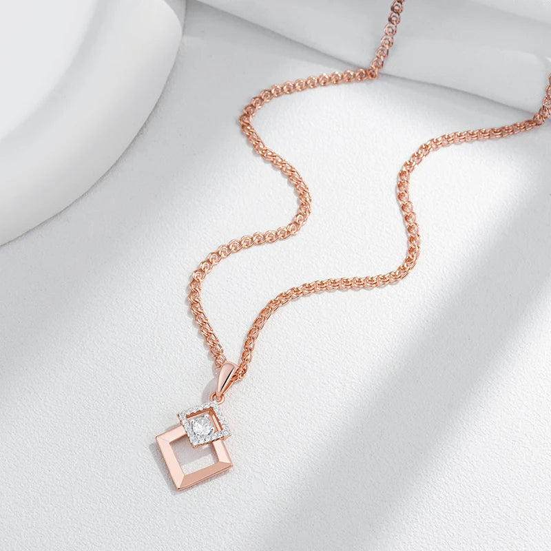 Fashion Silver Colour Mix Pendant Necklace