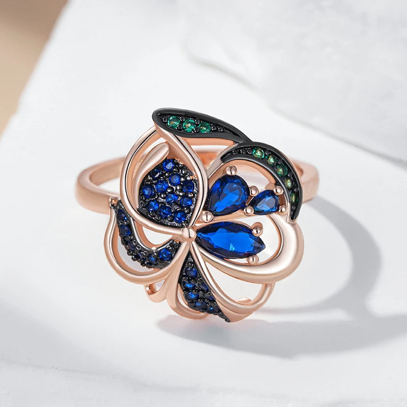 Best Luxury Shiny Gift Natural Ring For Women 072