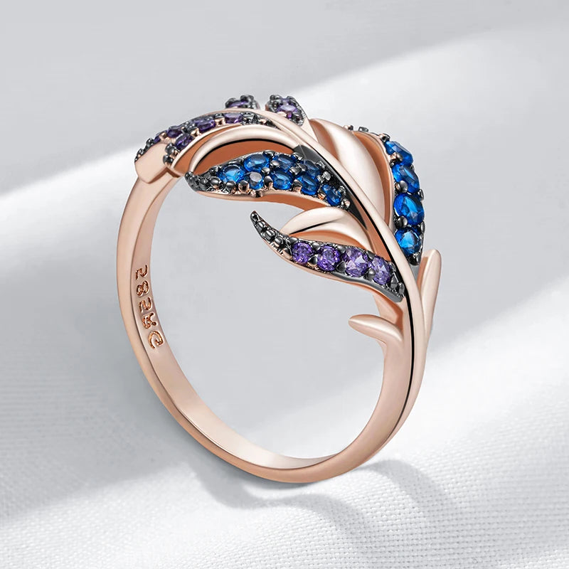 Trend Big Vintage Natural Glossy Metal Ethnic Bride Ring 008