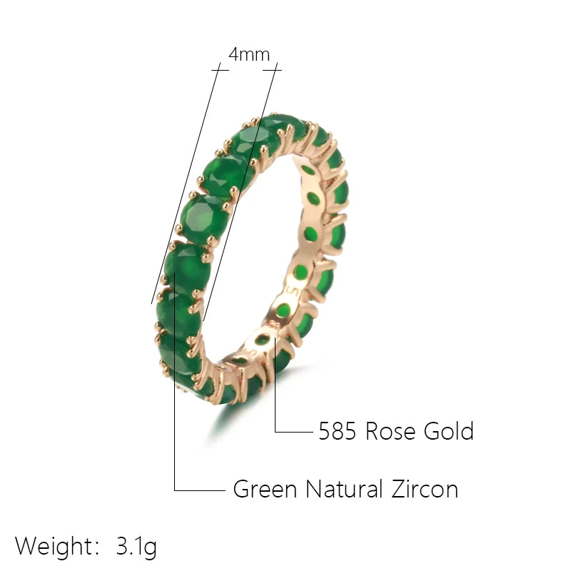 Best Luxury Shiny Gift Natural Ring For Women 043