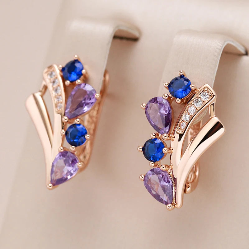 High Quality Daily Fancy Gold Colour Earrings 038