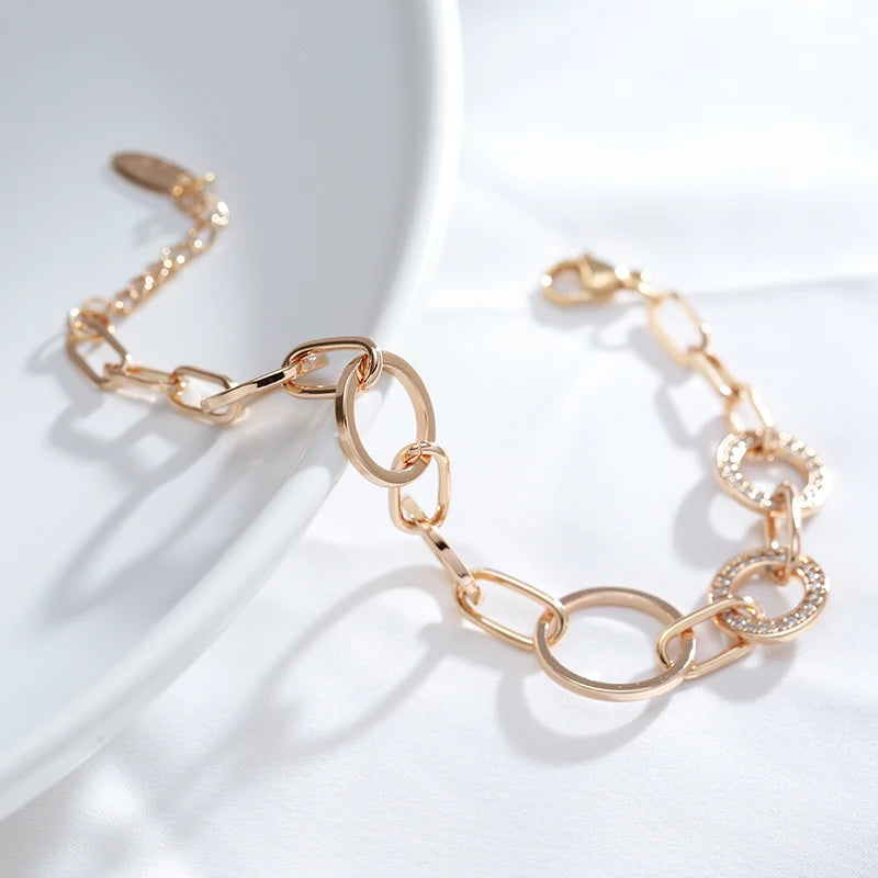 Fashion Geometry Circles Link Bracelet