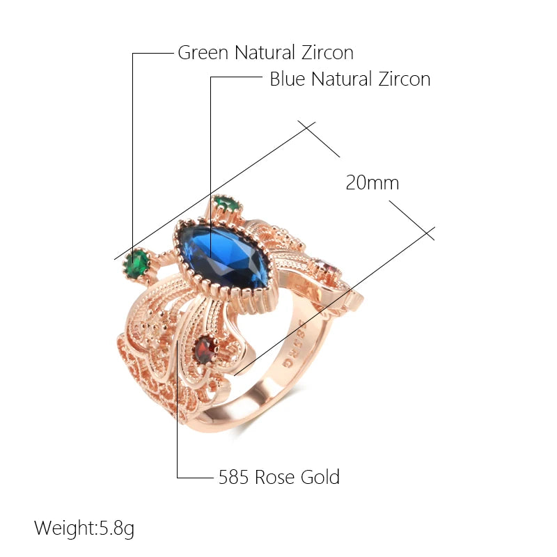 Best Luxury Shiny Gift Natural Ring For Women 014