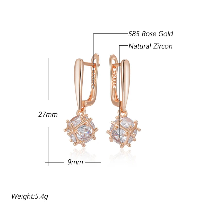 High Quality Daily Fancy Gold Colour Earrings 026
