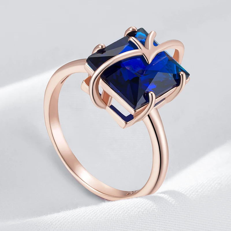 Trend Big Vintage Natural Glossy Metal Ethnic Bride Ring 030