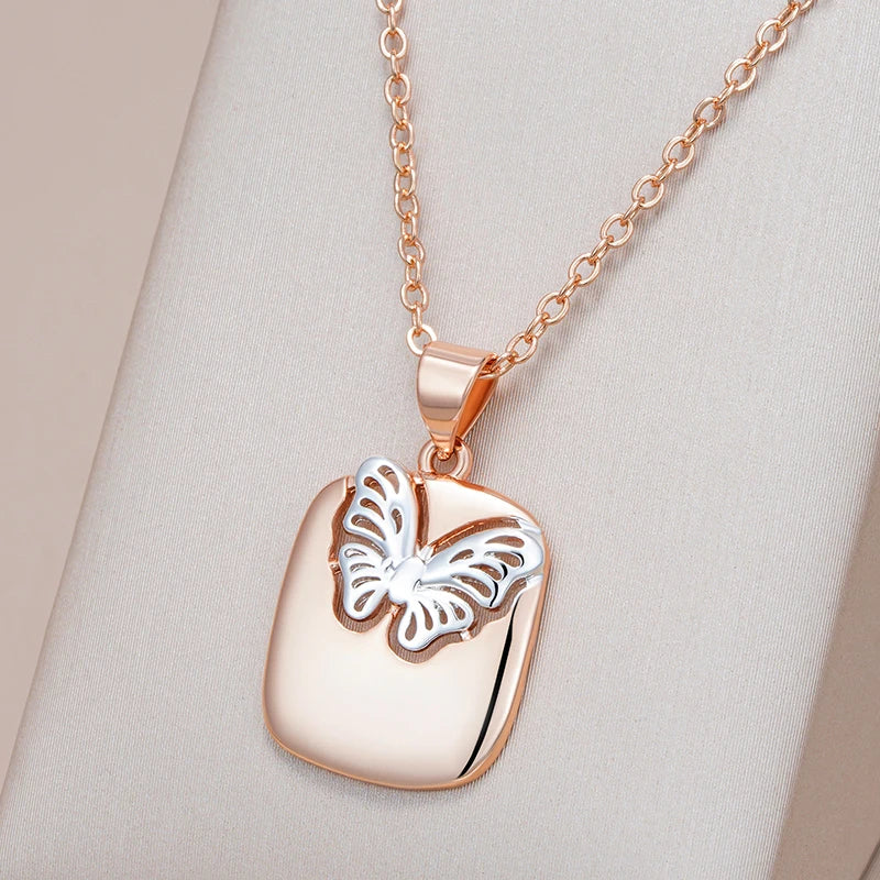 Fashion Pendant Hollow Butterfly Necklace