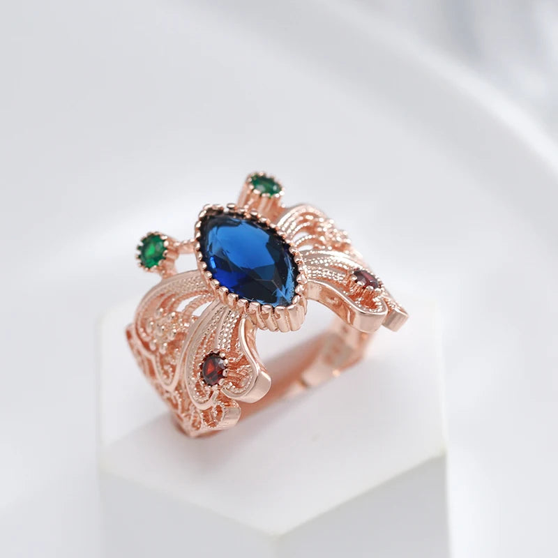 Best Luxury Shiny Gift Natural Ring For Women 014