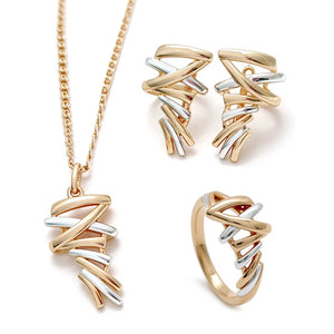 Shiny 585 Rose Gold Color Women Fashion High Quality Jewelry Set 002 - Legacy Magics