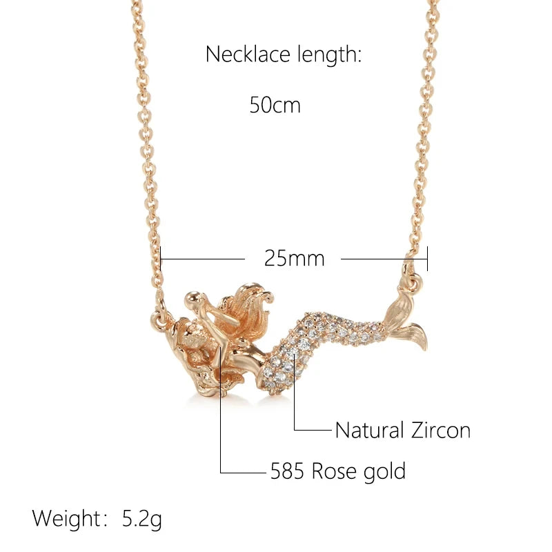 Exquisite Mermaid Pendant Necklaces