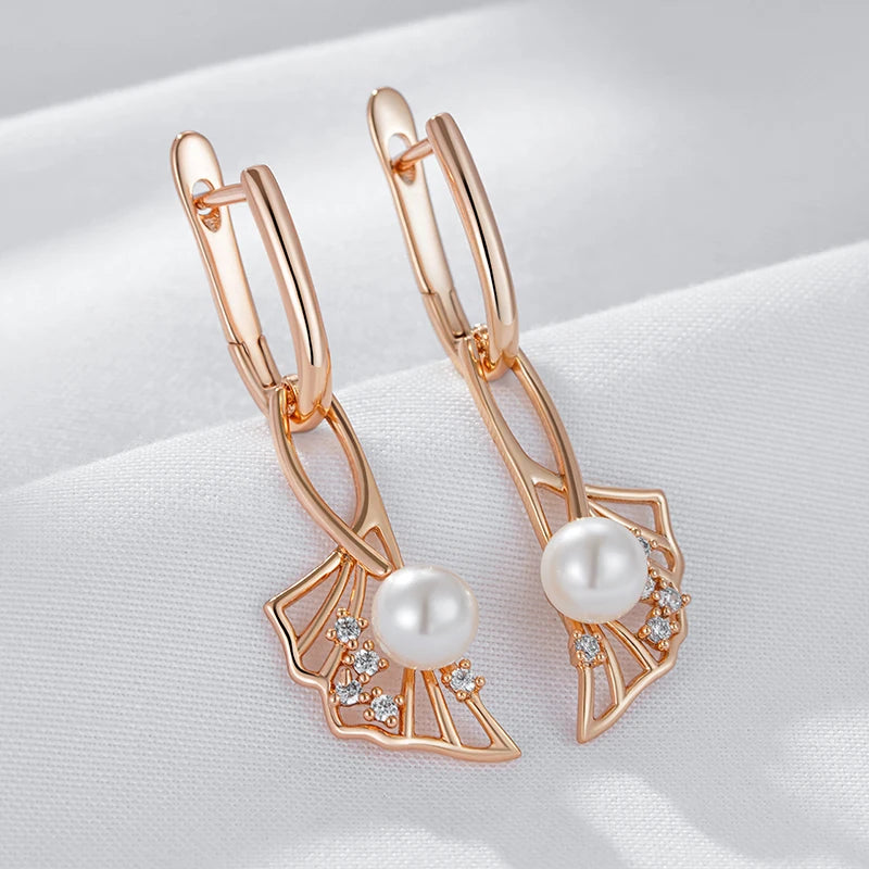 Unique Pearl Drop Earrings