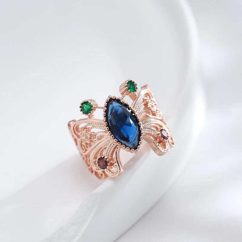 Best Luxury Shiny Gift Natural Ring For Women 014