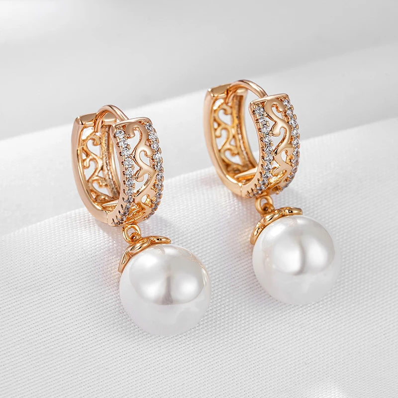 High Quality Daily Fancy Gold Colour Earrings 088
