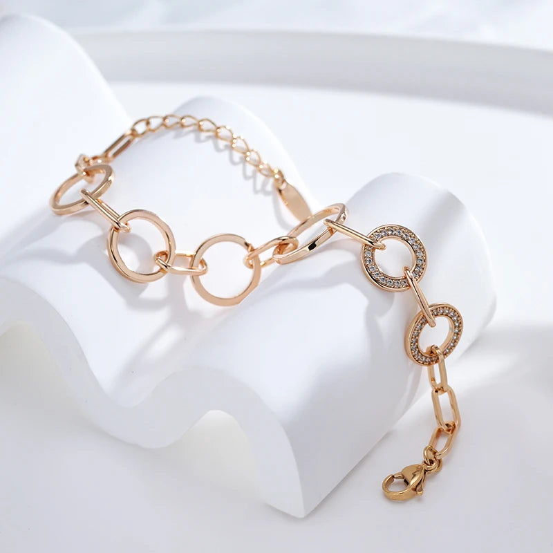 Fashion Geometry Circles Link Bracelet