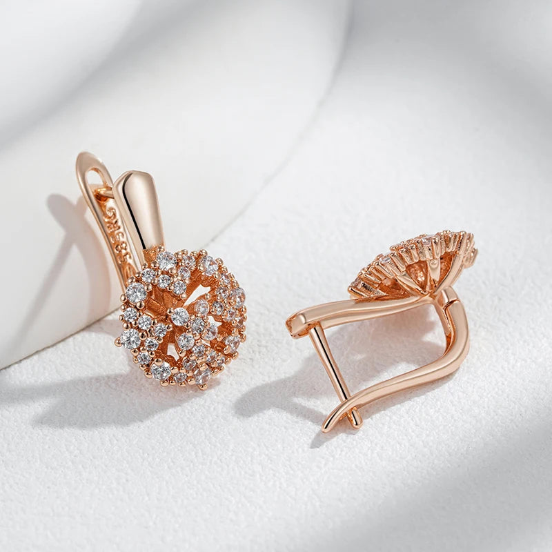 High Quality Daily Fancy Gold Colour Earrings 078