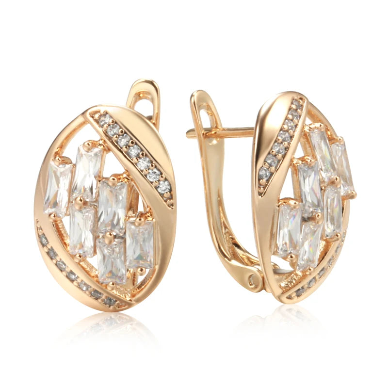 High Quality Daily Fancy Gold Colour Earrings 081