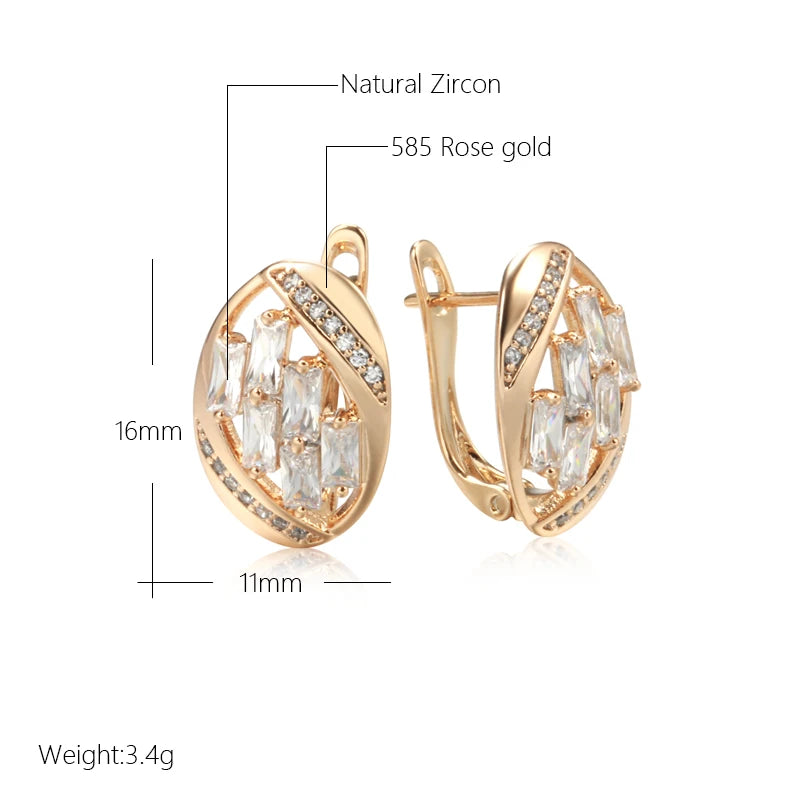 High Quality Daily Fancy Gold Colour Earrings 081