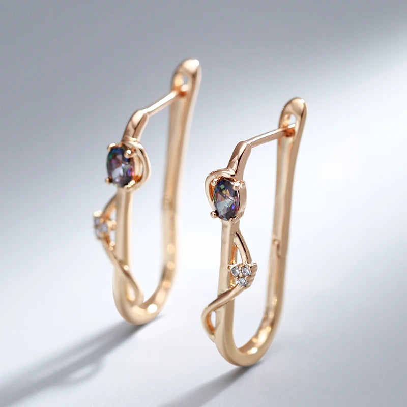 High Quality Daily Fancy Gold Colour Earrings 024