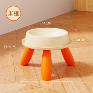 1 Pcs Elevated Cat Bowl, Anti-Vomiting Pet Feeder Raised Kitten Dish Daily Use for Puppy, Multi-Pet Feeding, Home Outdoor Travel