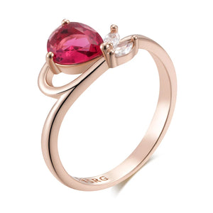 Trend Big Vintage Natural Glossy Metal Ethnic Bride Ring 055