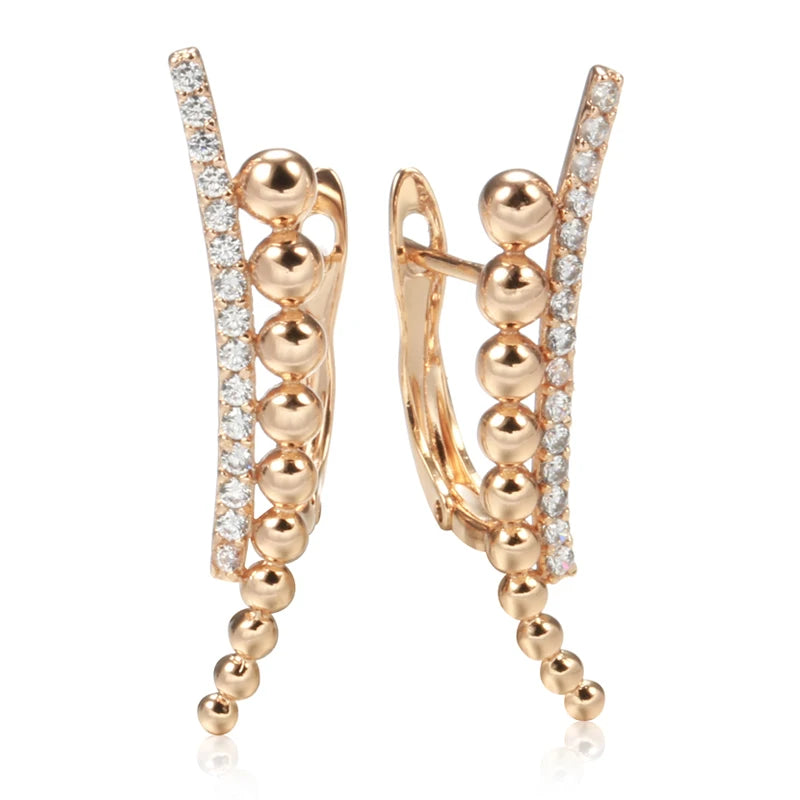 High Quality Daily Fancy Gold Colour Earrings 070