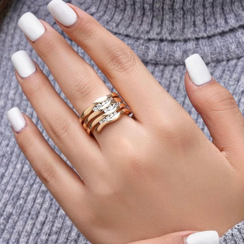 Best Luxury Shiny Gift Natural Ring For Women 056