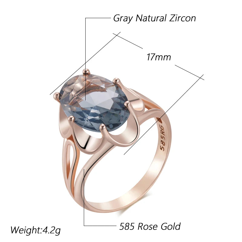 Natural Zircon ring, earrings, and necklace set for women by Legacy Magics, featuring sparkling zircon stones and elegant jewelry design.