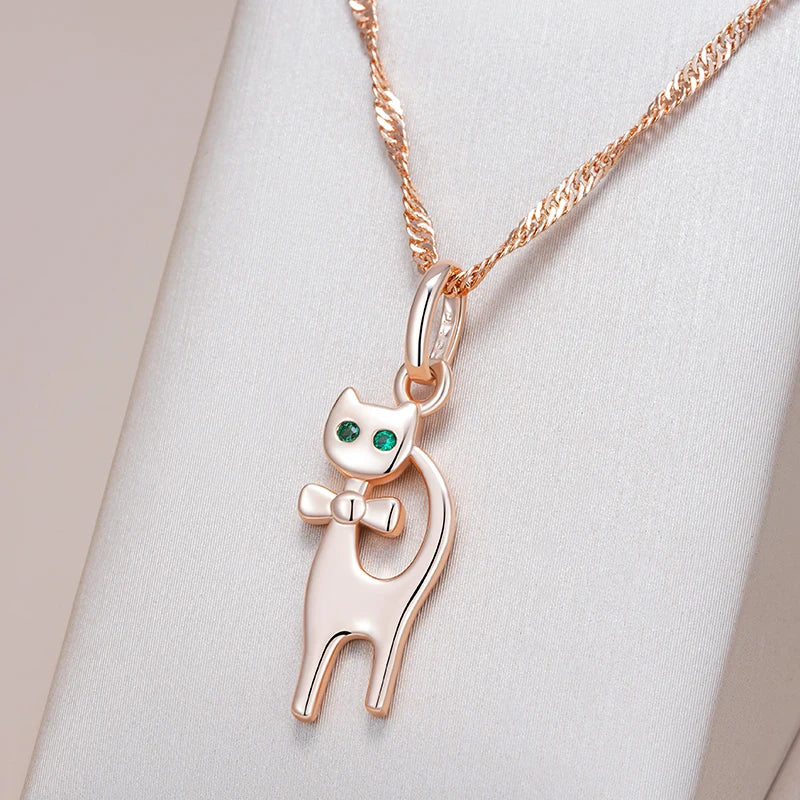 Cute Cat Pendant Necklace