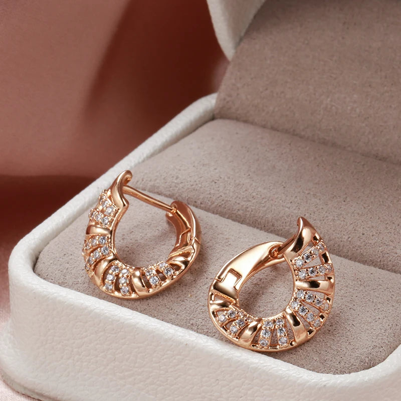 High Quality Daily Fancy Gold Colour Earrings 075
