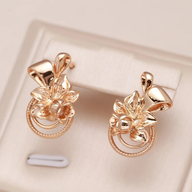 High Quality Daily Fancy Gold Colour Earrings 054