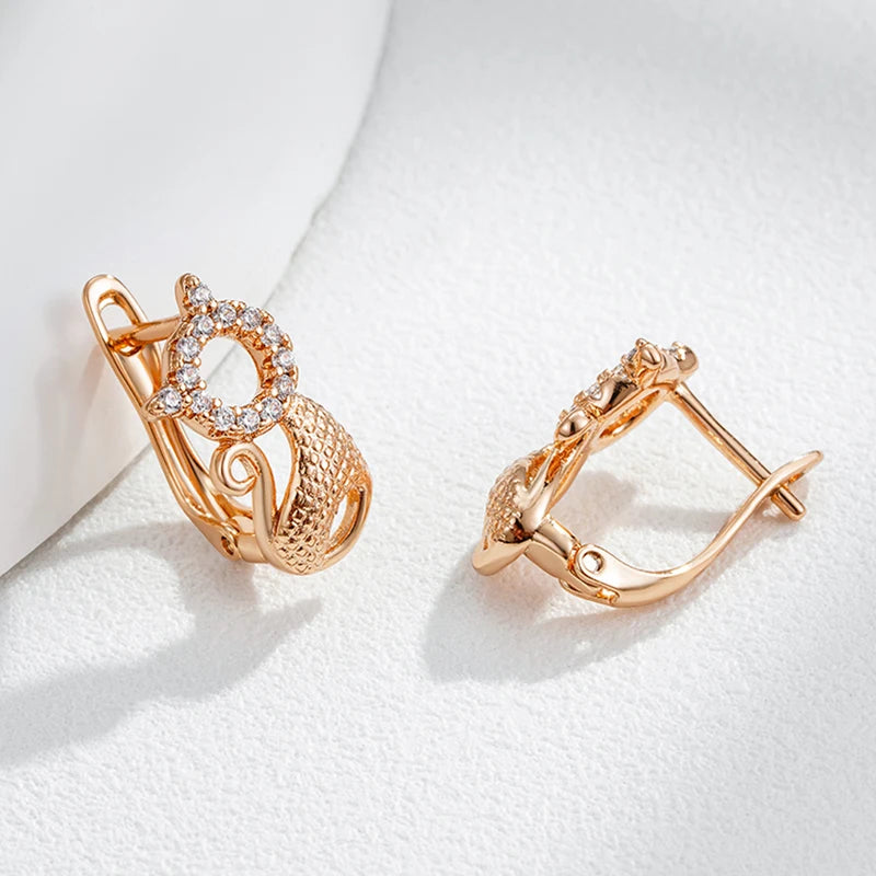 High Quality Daily Fancy Gold Colour Earrings 029