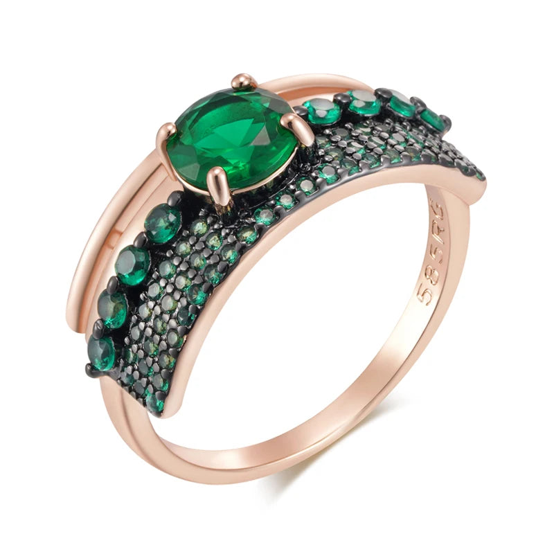 Best Luxury Shiny Gift Natural Ring For Women 033