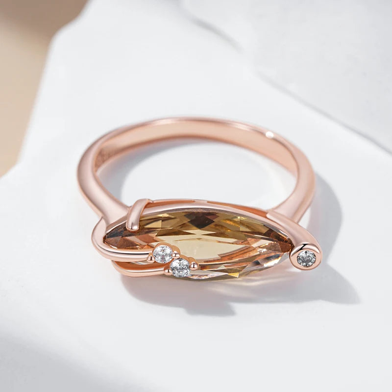 Best Luxury Shiny Gift Natural Ring For Women 052