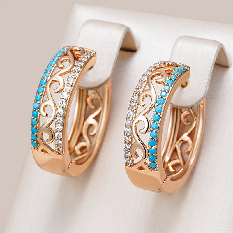 High Quality Daily Fancy Gold Colour Earrings 068