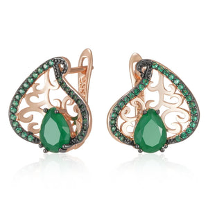 High Quality Daily Fancy Gold Colour Earrings 080