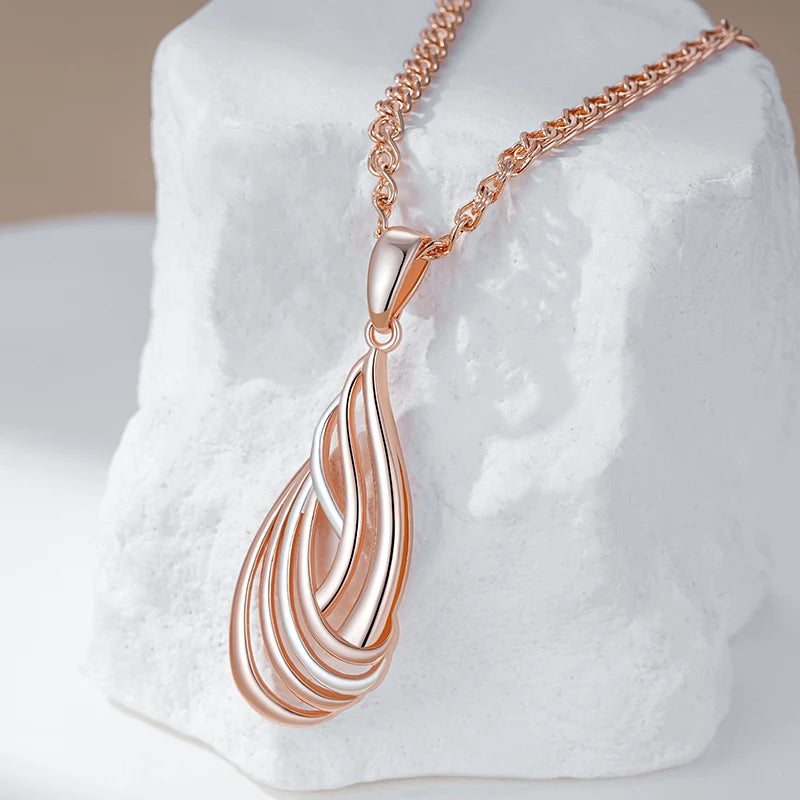 Fashion Geometry Retro Pendant Necklace