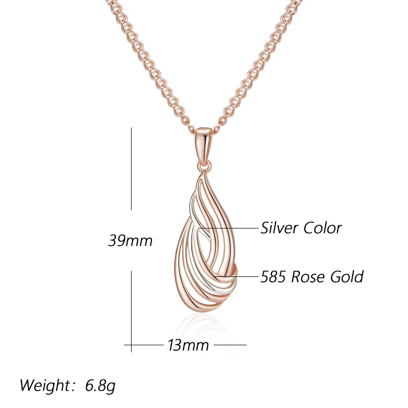 Fashion Geometry Retro Pendant Necklace