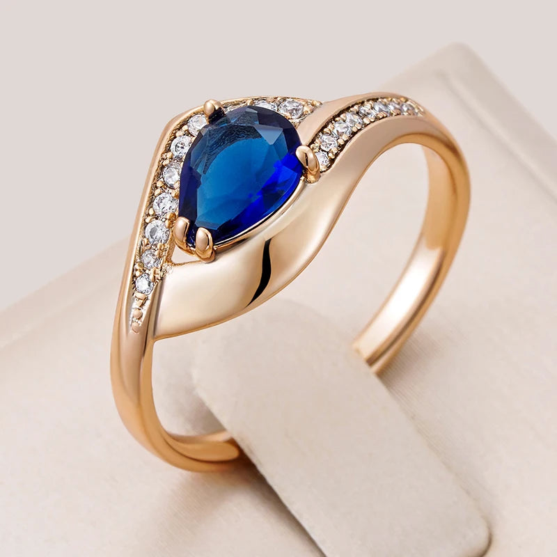 Best Luxury Shiny Gift Natural Ring For Women 063