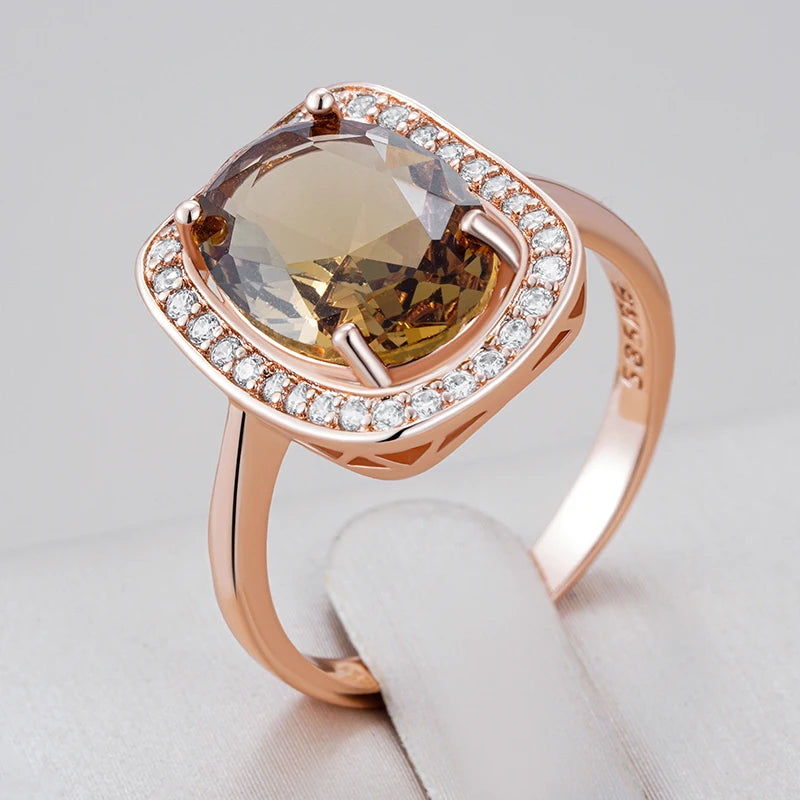 Best Luxury Shiny Gift Natural Ring For Women 046