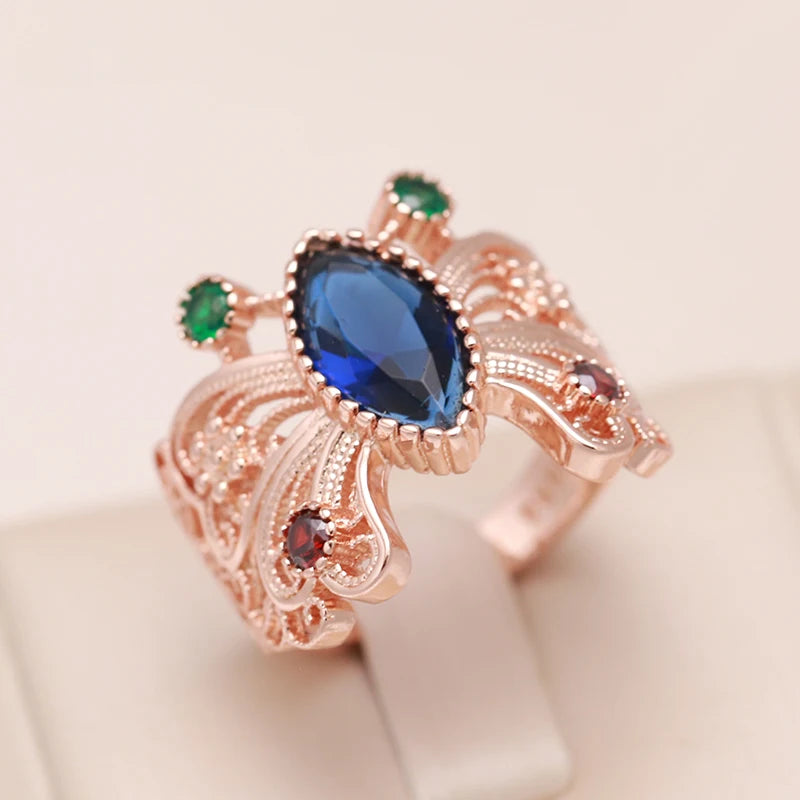 Best Luxury Shiny Gift Natural Ring For Women 014