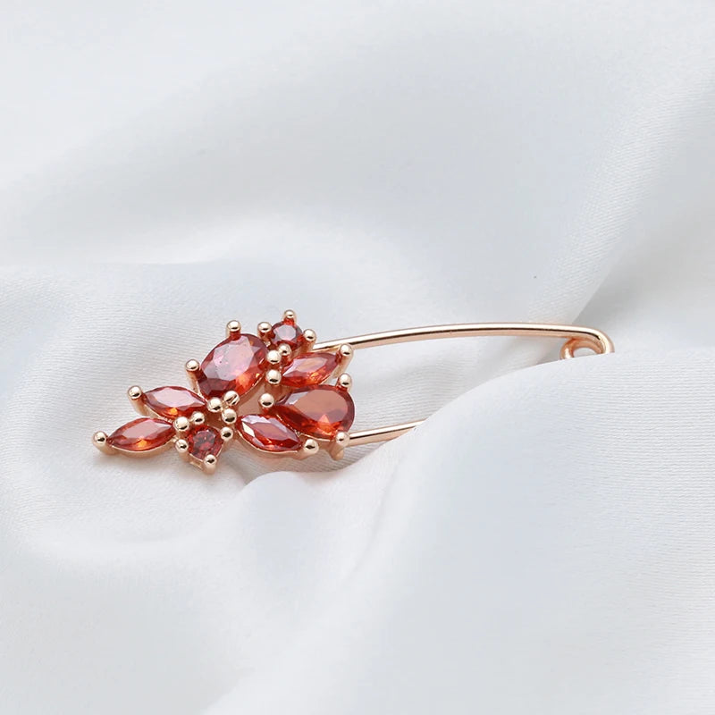 Fashion Textured 583 Gold Formal Brooch 016