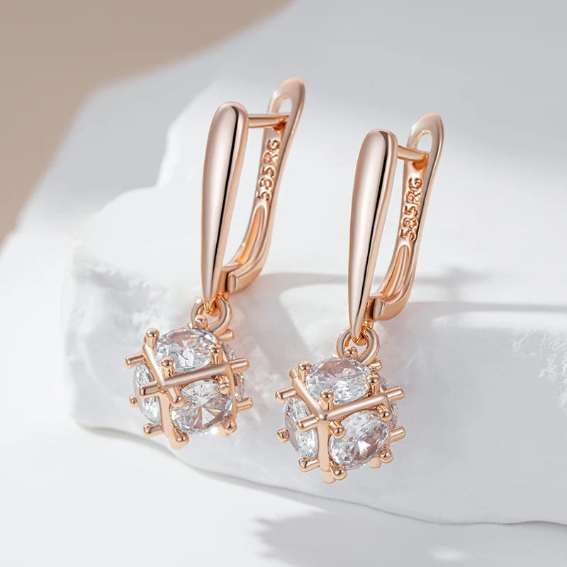 High Quality Daily Fancy Gold Colour Earrings 026