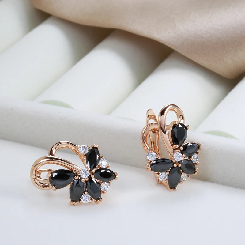 White Fancy 023 583 Rose Gold Casual Jewel Set