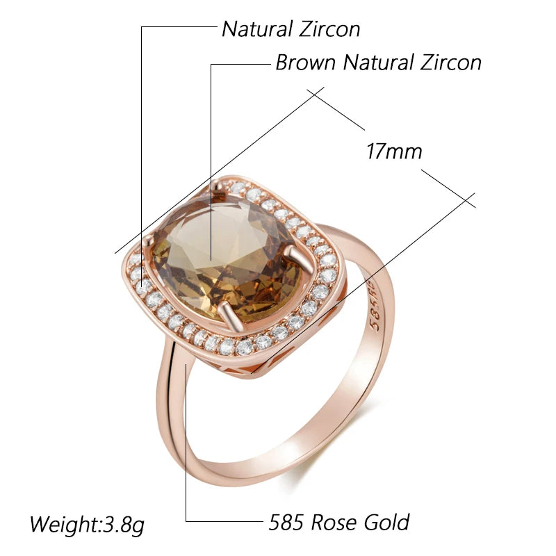 Best Luxury Shiny Gift Natural Ring For Women 046