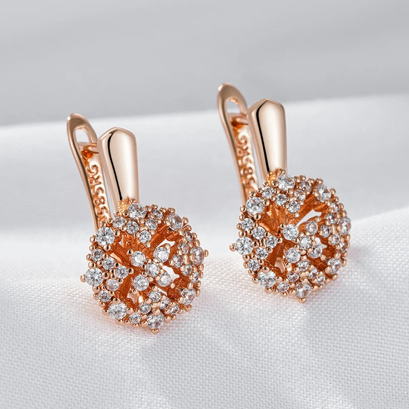 High Quality Daily Fancy Gold Colour Earrings 078