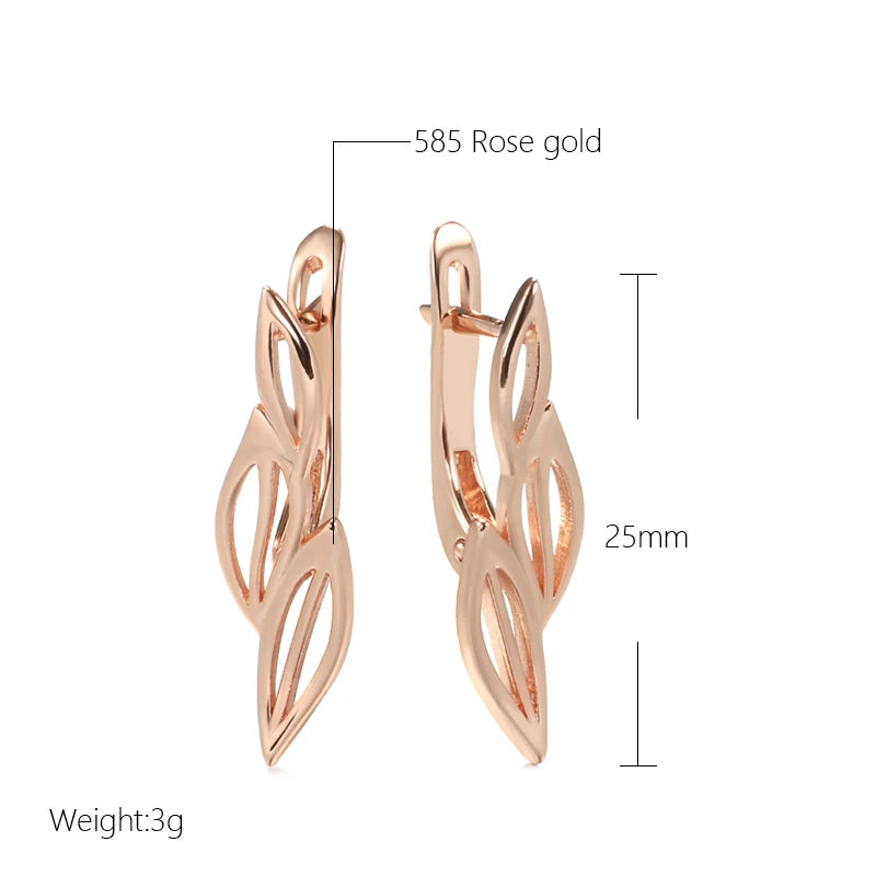 High Quality Daily Fancy Gold Colour Earrings 098